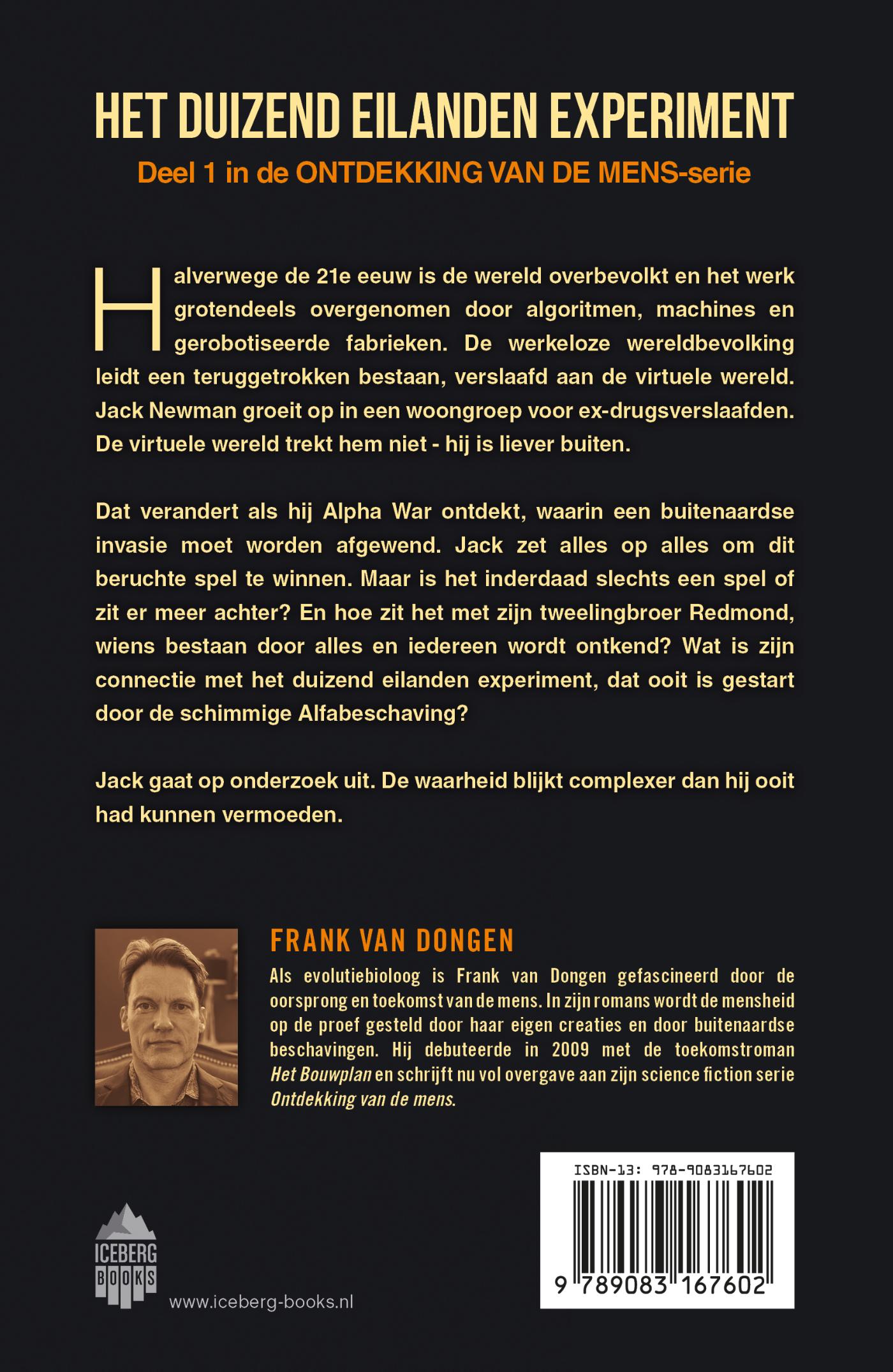 Achterkant van Het duizend eilanden experiment