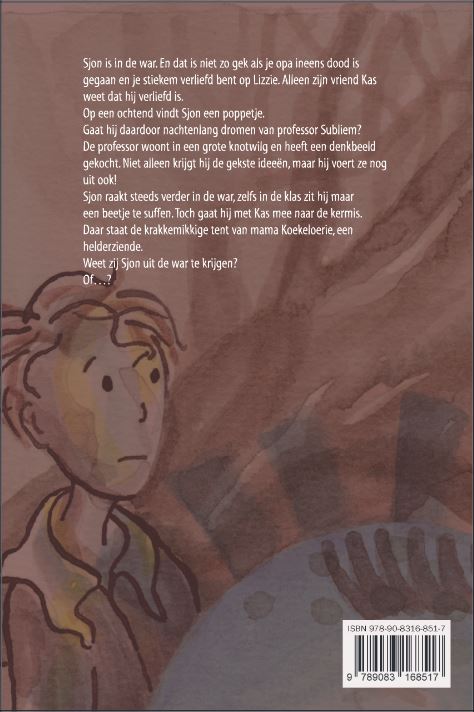 Achterkant van Sjon droomt Subliem