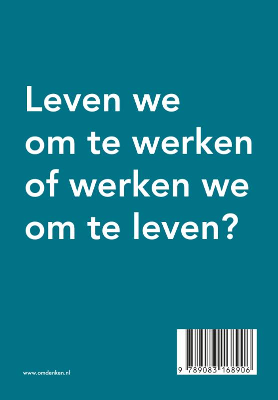 Achterkant van Omdenken op het werk