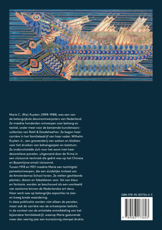 Achterkant van Marie Kuyken - Cloisonné