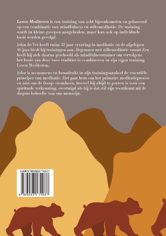Achterkant van Leren Mediteren