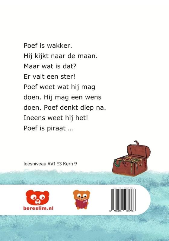 Achterkant van Poef en de schat