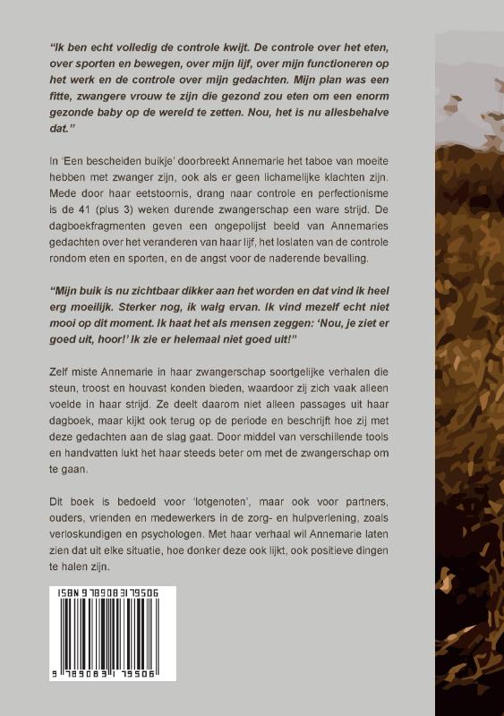 Achterkant van Een bescheiden buikje
