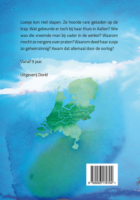 Achterkant van Geluiden op de trap
