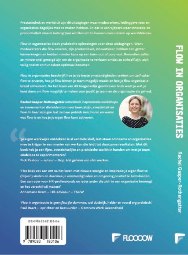Achterkant van Flow in organisaties