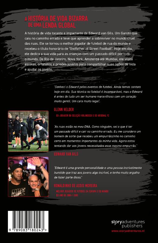 Achterkant van Edward van Gils. The Godfather of Street Football Speaks!