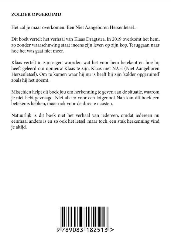 Achterkant van Zolder Opgeruimd