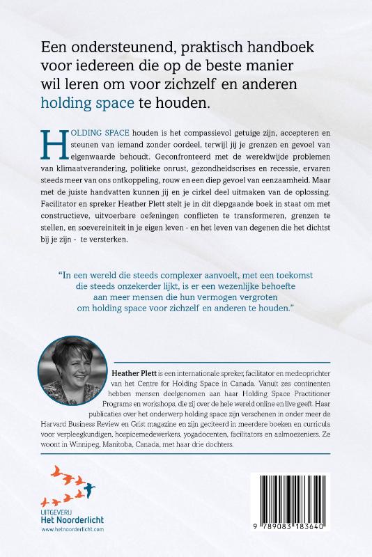 Achterkant van De kunst van Holding Space