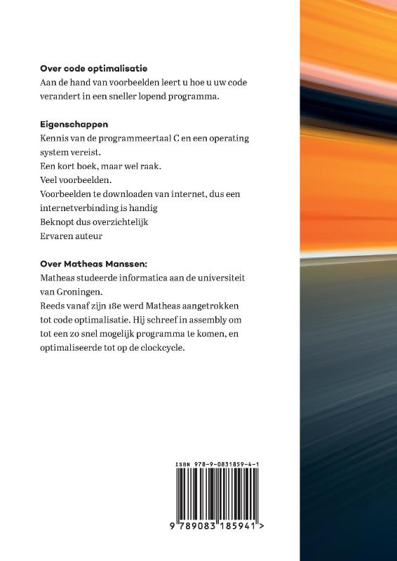 Achterkant van Code optimalisatie