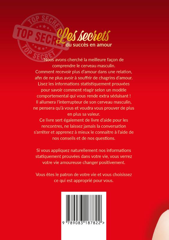 Achterkant van Les secrets du succès en amour