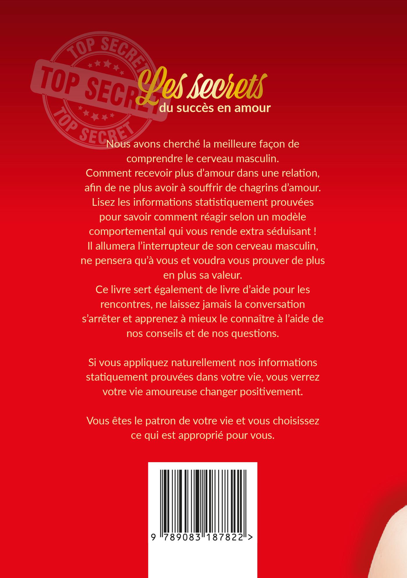 Achterkant van Les secrets du succès en amour