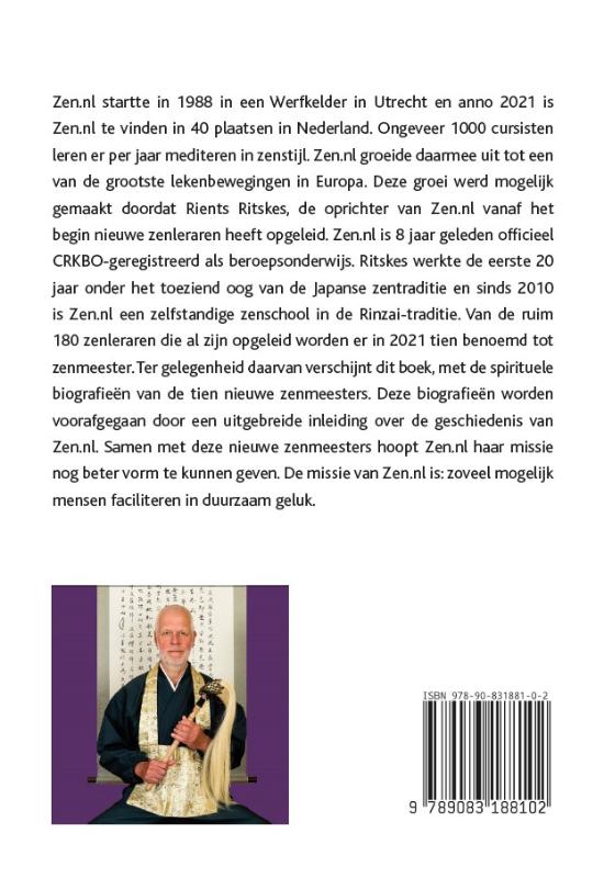 Achterkant van Hedendaagse zenmeesters