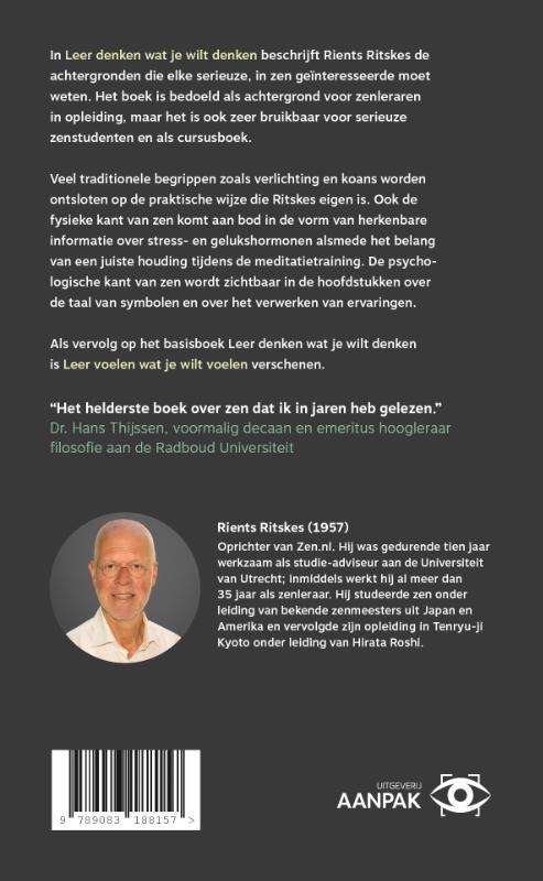 Achterkant van Leer denken wat je wilt denken