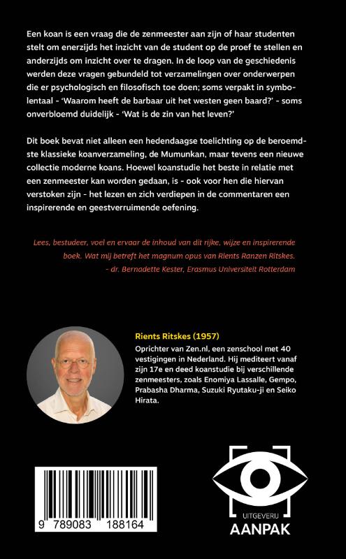 Achterkant van Het nieuwe koanboek