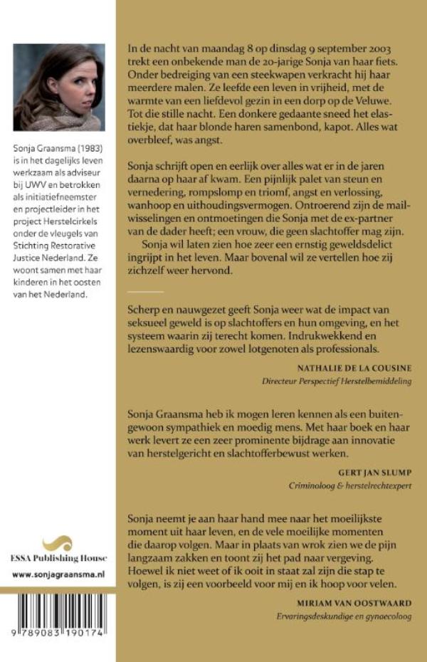 Achterkant van Losse haren