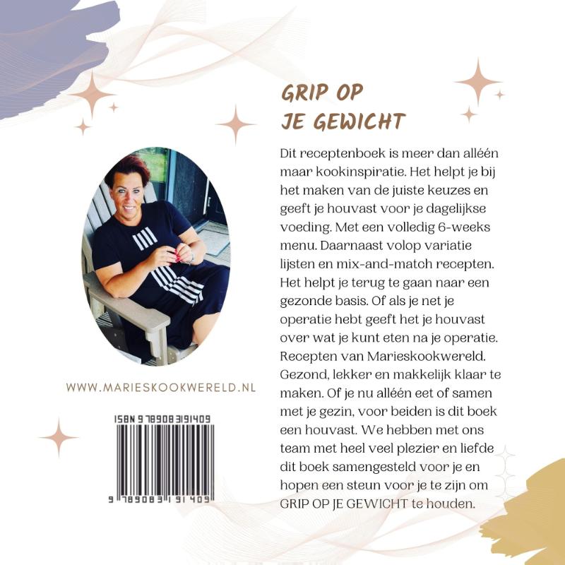 Achterkant van Grip op je gewicht