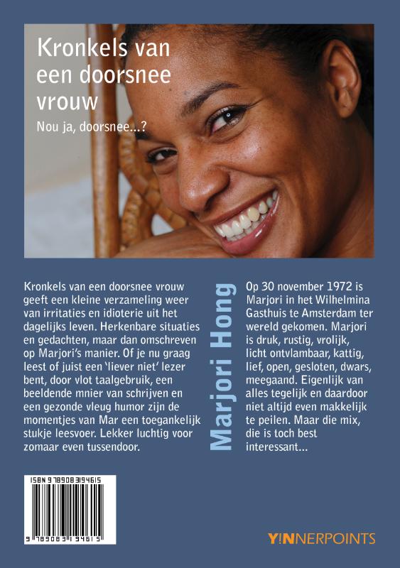 Achterkant van Kronkels van een doorsnee vrouw