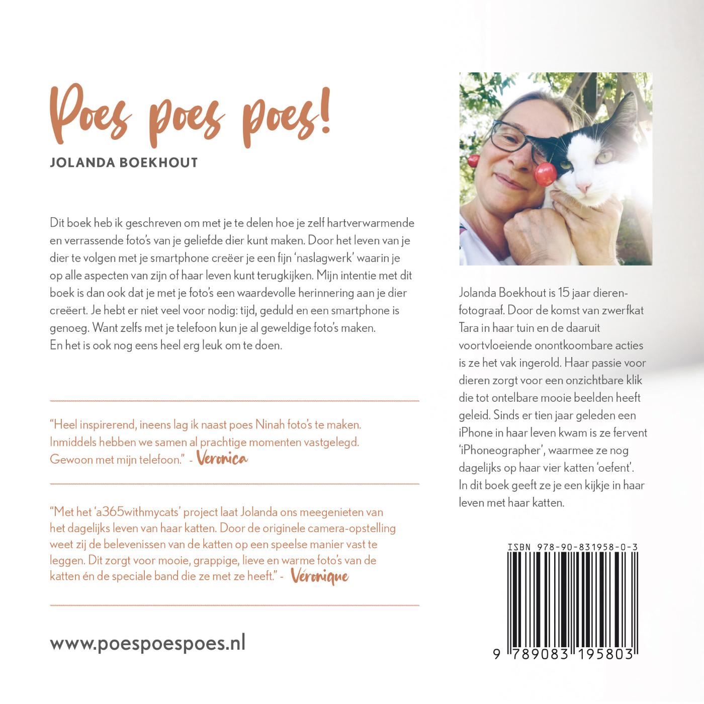 Achterkant van Poes poes poes!