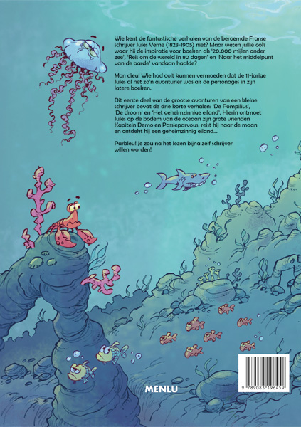 Achterkant van Jules Verne