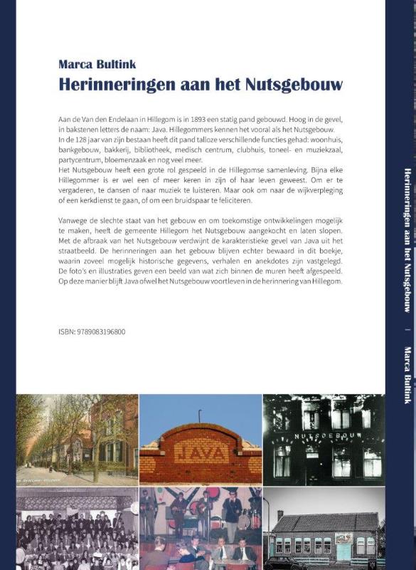 Achterkant van Herinneringen aan het Nutsgebouw