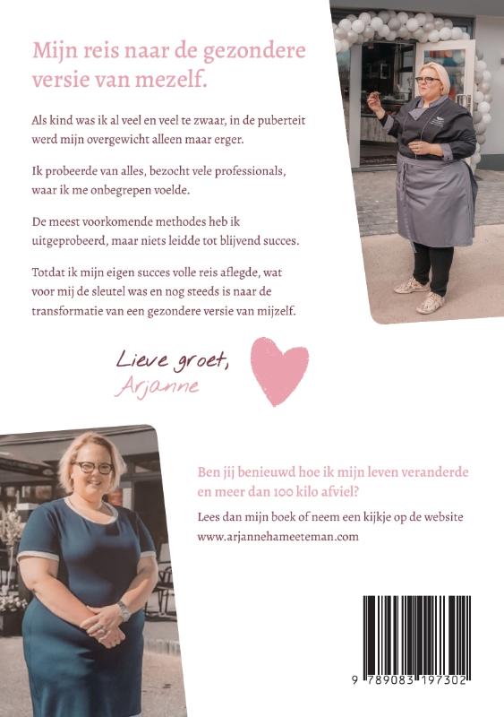 Achterkant van Mijn reis naar de gezondere versie van mijzelf