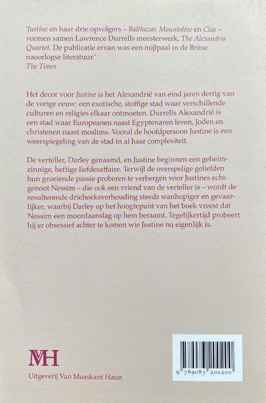 Achterkant van Justine