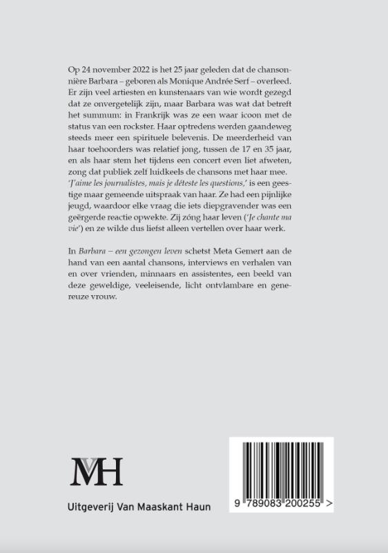 Achterkant van Barbara