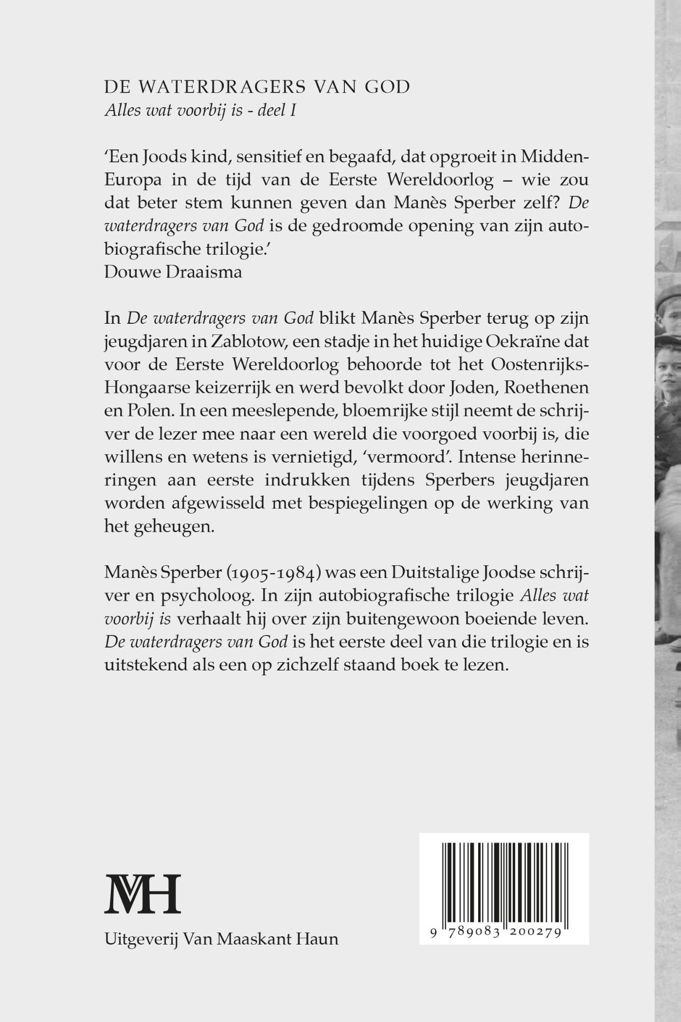 Achterkant van De waterdragers van God