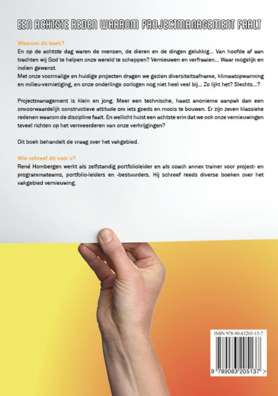 Achterkant van Een achtste reden waarom projectmanagement faalt