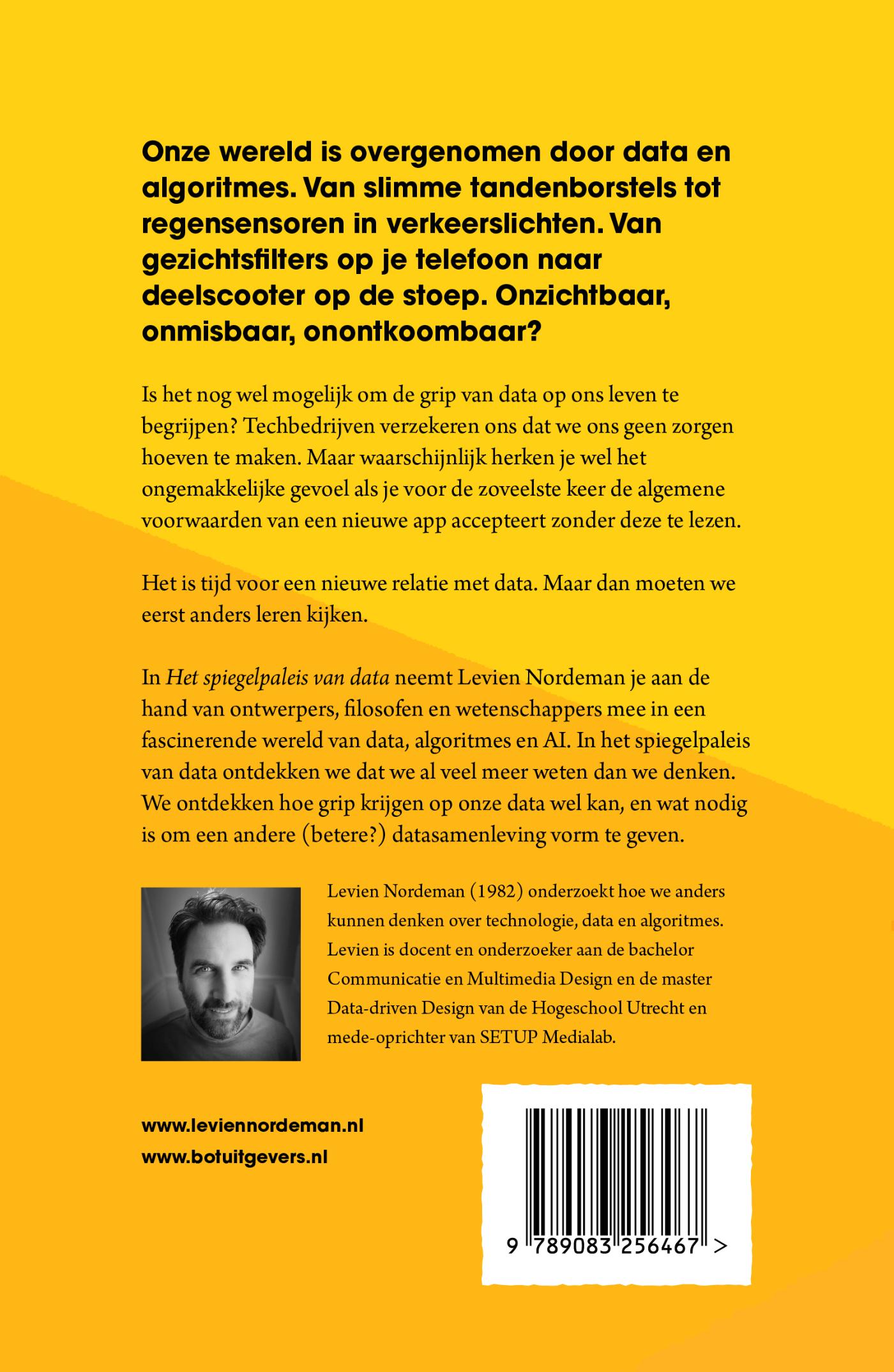 Achterkant van Het spiegelpaleis van data