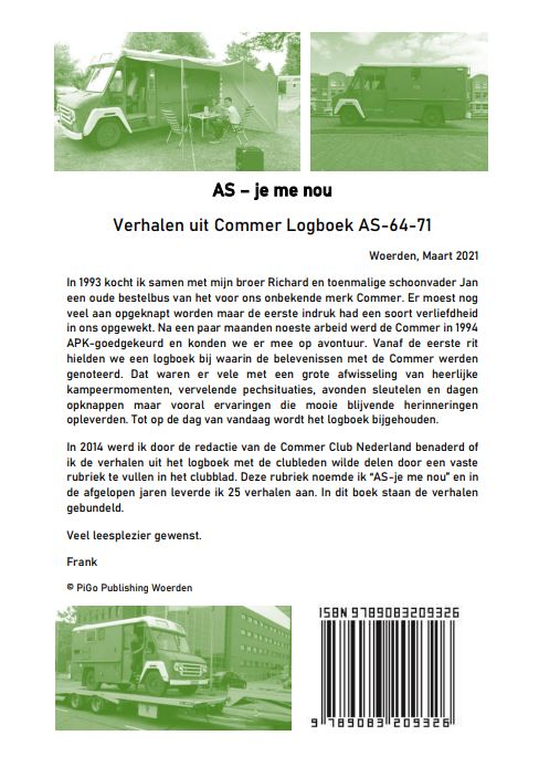 Achterkant van AS - je me nou