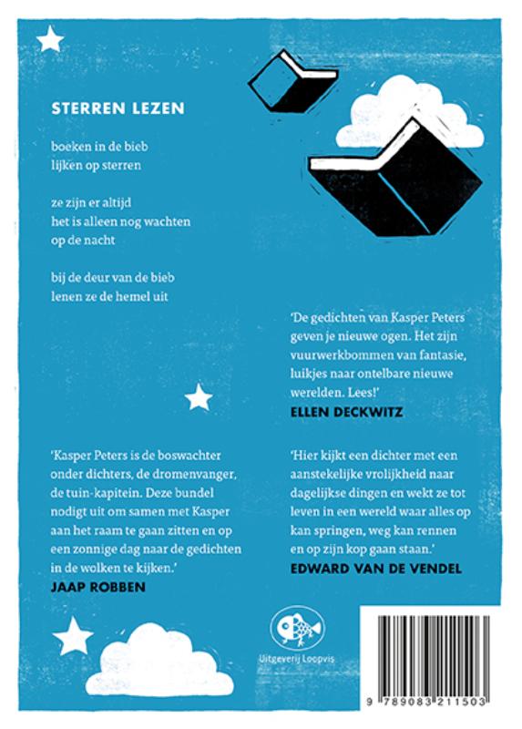Achterkant van Kapitein in hangmat