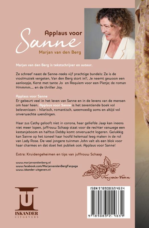 Achterkant van Applaus voor Sanne