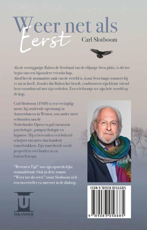 Achterkant van Weer net als eerst