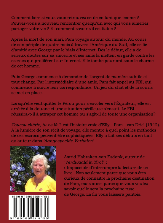 Achterkant van COUCOU Chérie, tu es là ?
