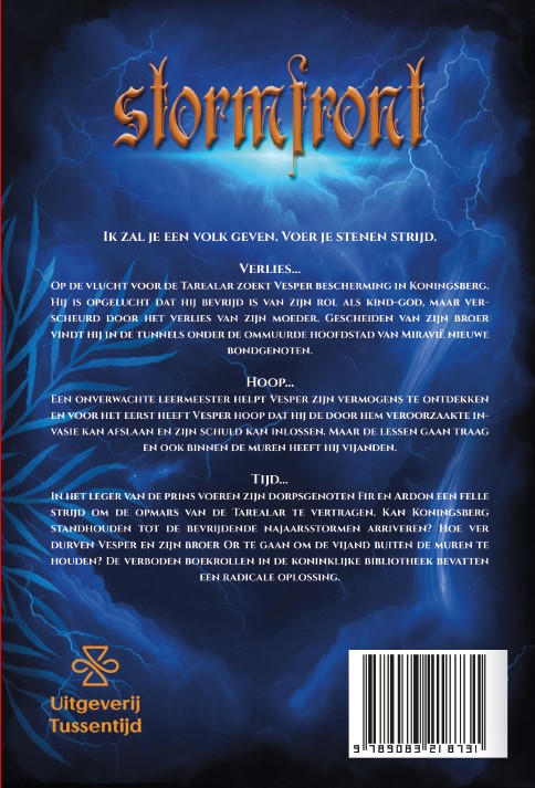 Achterkant van Stormfront