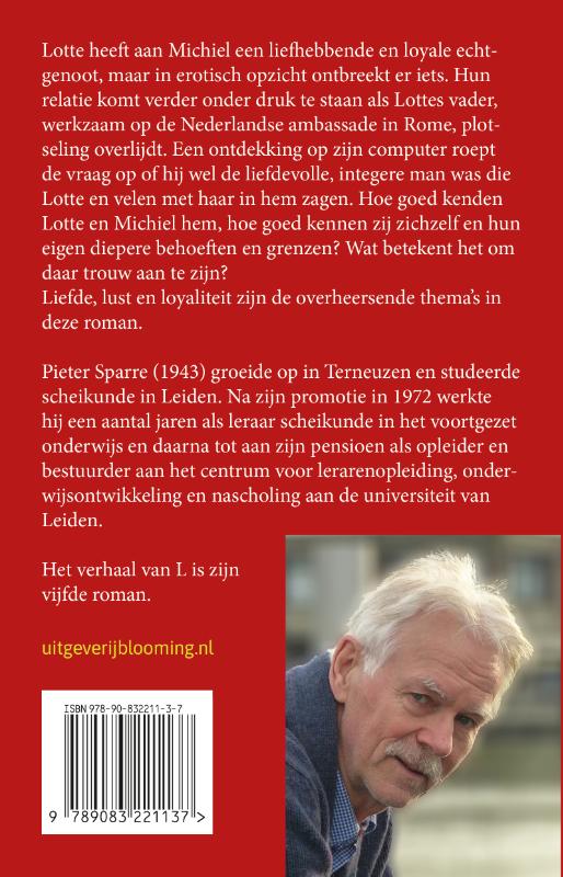 Achterkant van Het verhaal van L