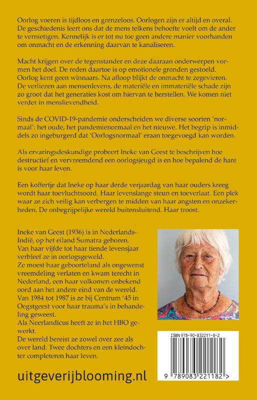 Achterkant van Oorlogsnormaal