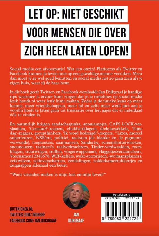 Achterkant van Social Media