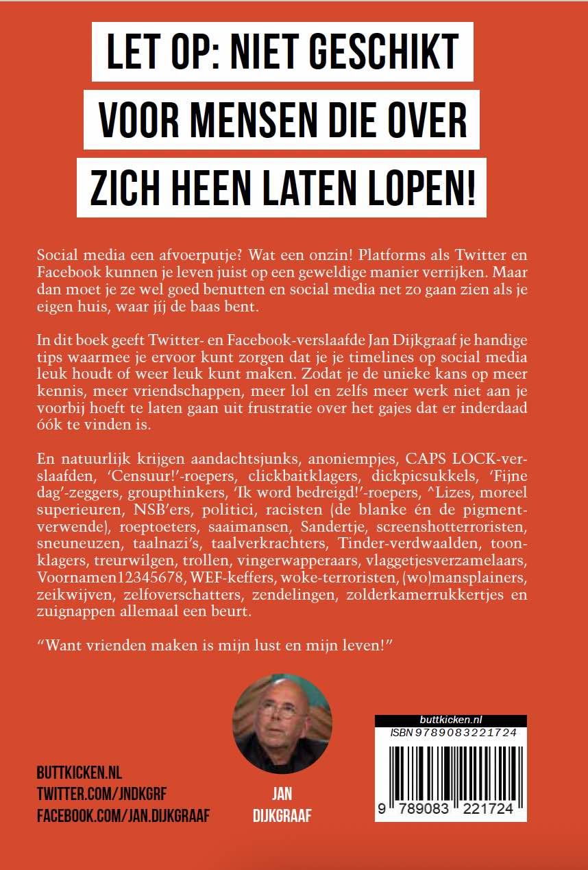 Achterkant van Social Media