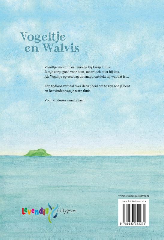 Achterkant van Vogeltje en Walvis