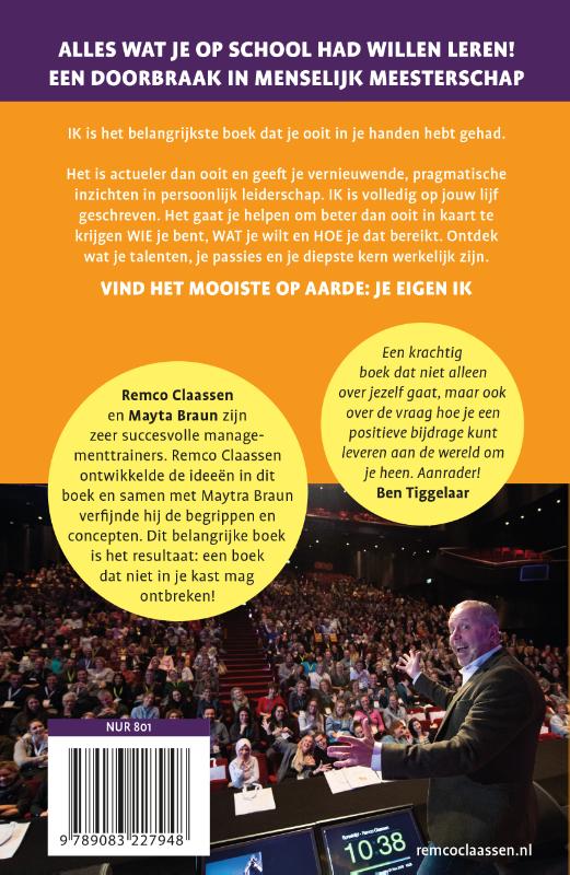Achterkant van IK