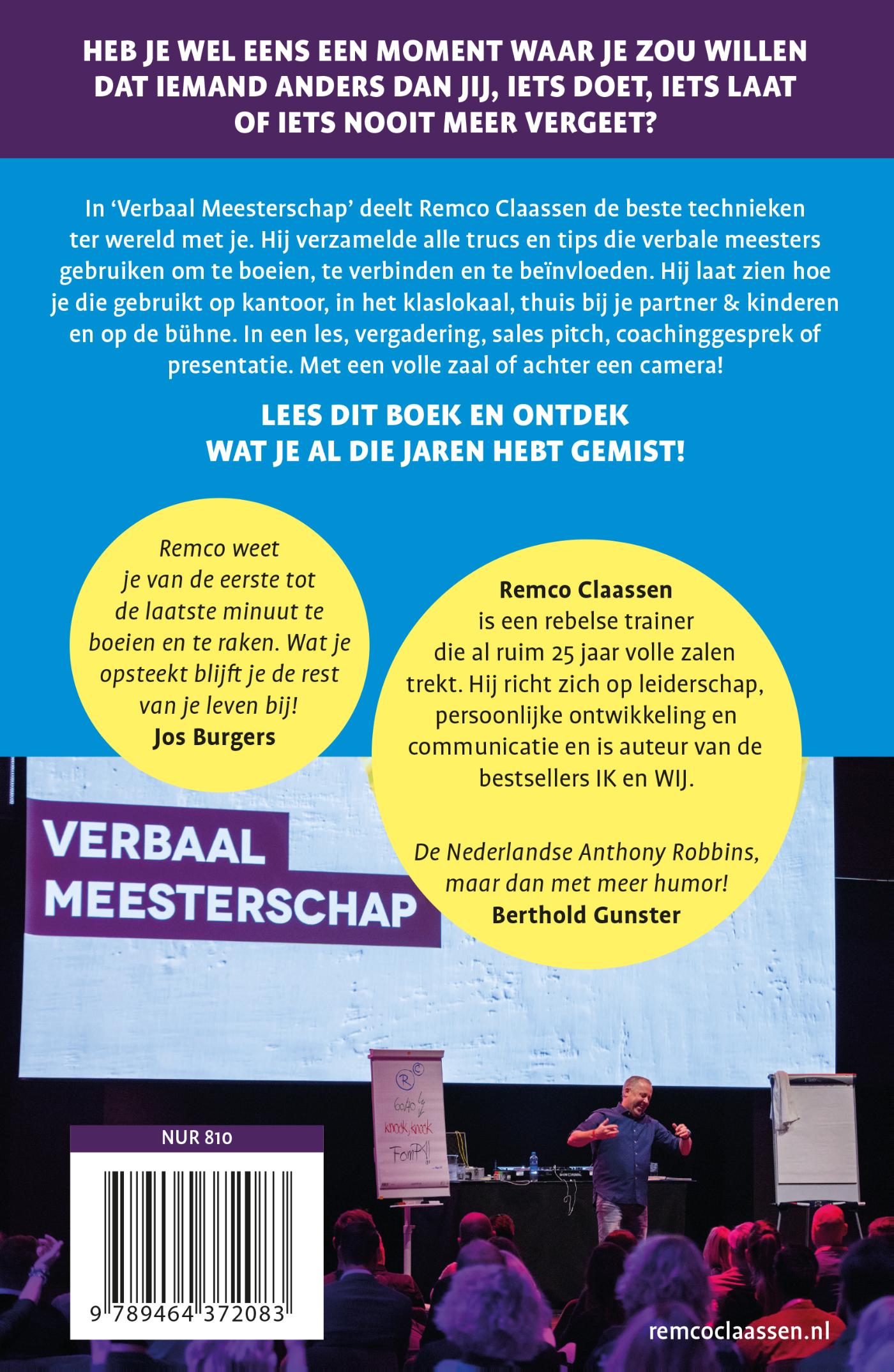 Achterkant van Verbaal Meesterschap