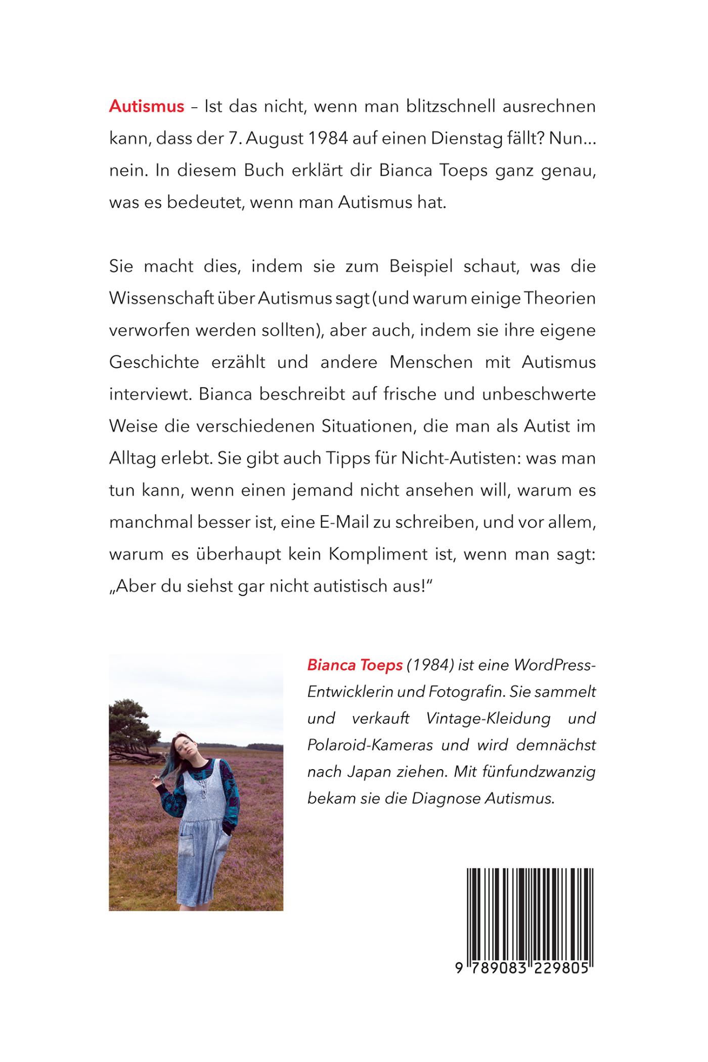 Achterkant van Aber du siehst gar nicht autistisch aus