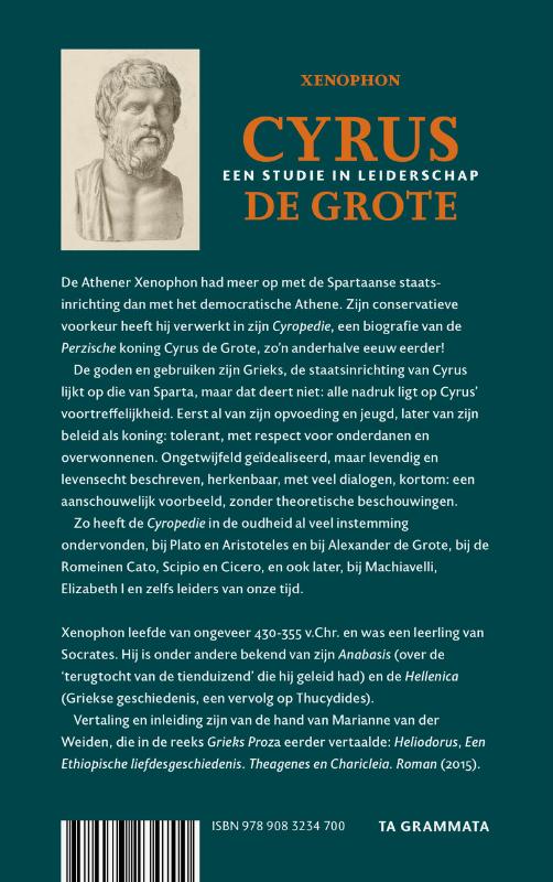 Achterkant van Cyrus de Grote. Een studie in leiderschap