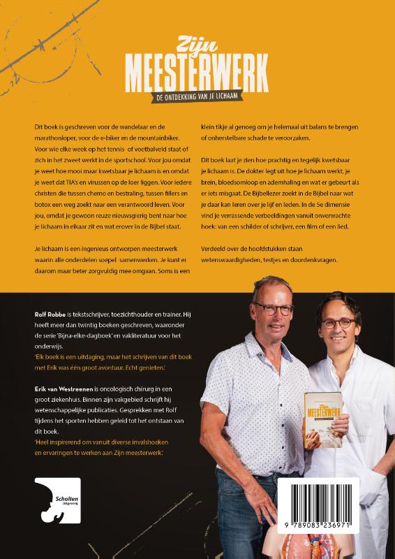 Achterkant van Zijn meesterwerk