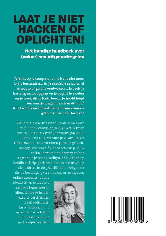 Achterkant van Laat je niet hacken of oplichten!