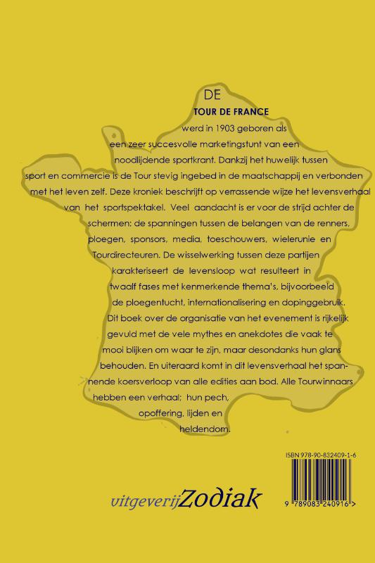Achterkant van Kroniek van de Tour de France