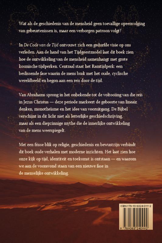 Achterkant van De code van de tijd