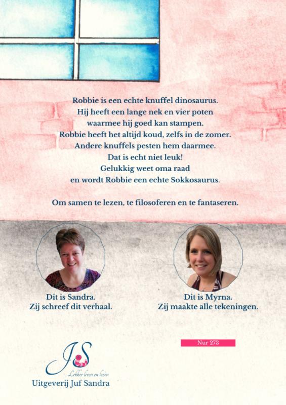 Achterkant van De Sokkosaurus